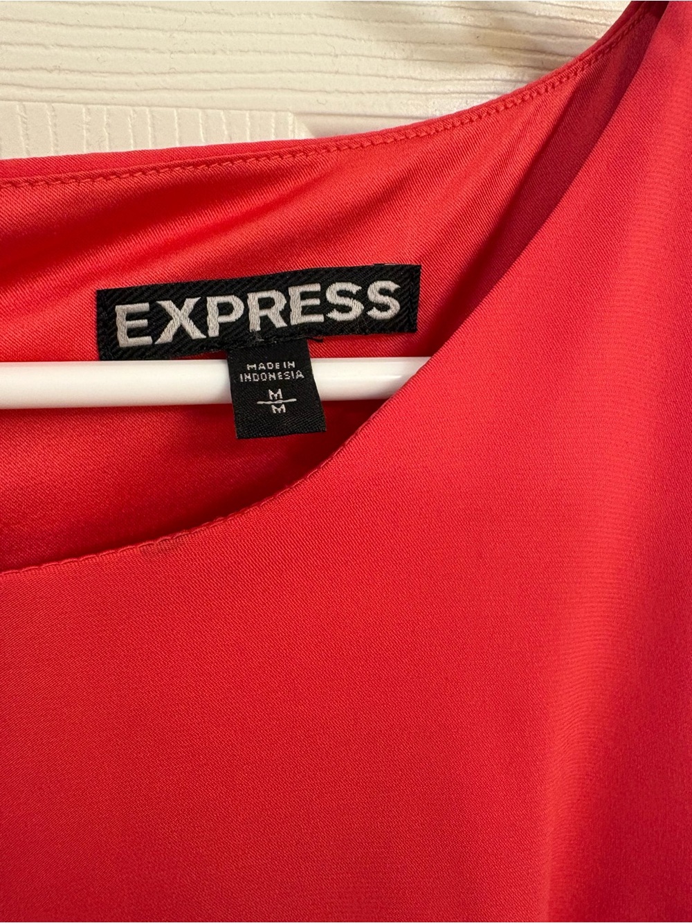 Express Peplum Tops – 2 pc Bundle Lot - Size Medium - Coral Pink & Light Blue - Picture 11 of 13